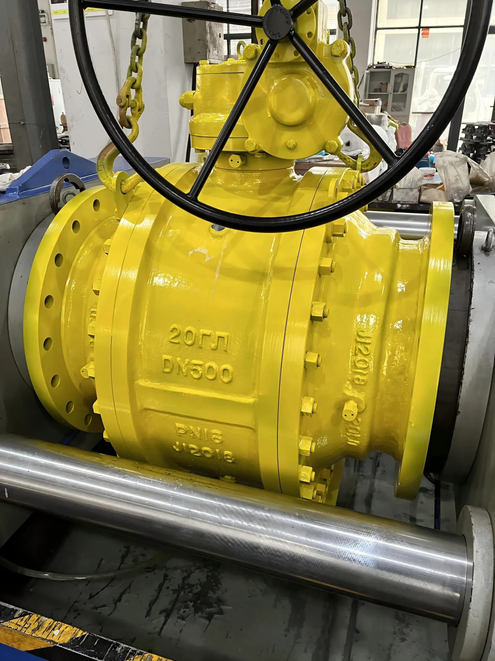 Home 35 3PC GOST cast trunnion ball valves